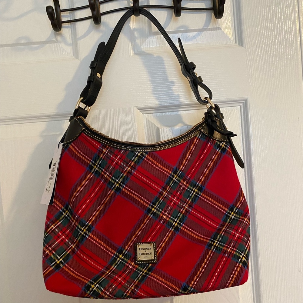 Dooney and Bourke NWT plaid shoulder bag